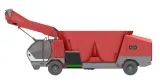 Selbstfahrender Einschnecken-Futtermischwagen